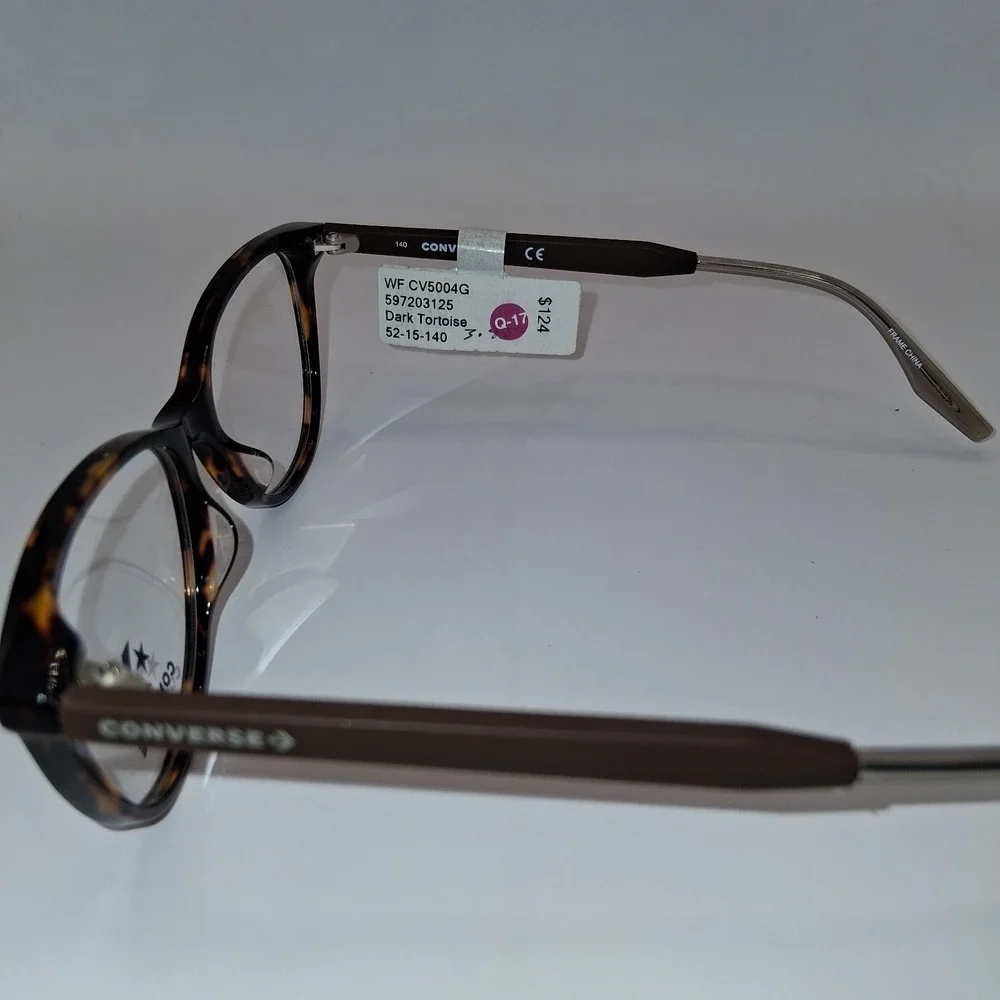 Converse Eyeglasses Frame Dark Tortoise Color CV5004 52 15 140